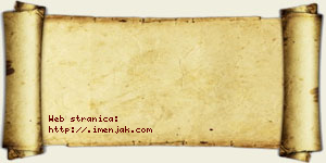 Jesenka Kaloper vizit kartica